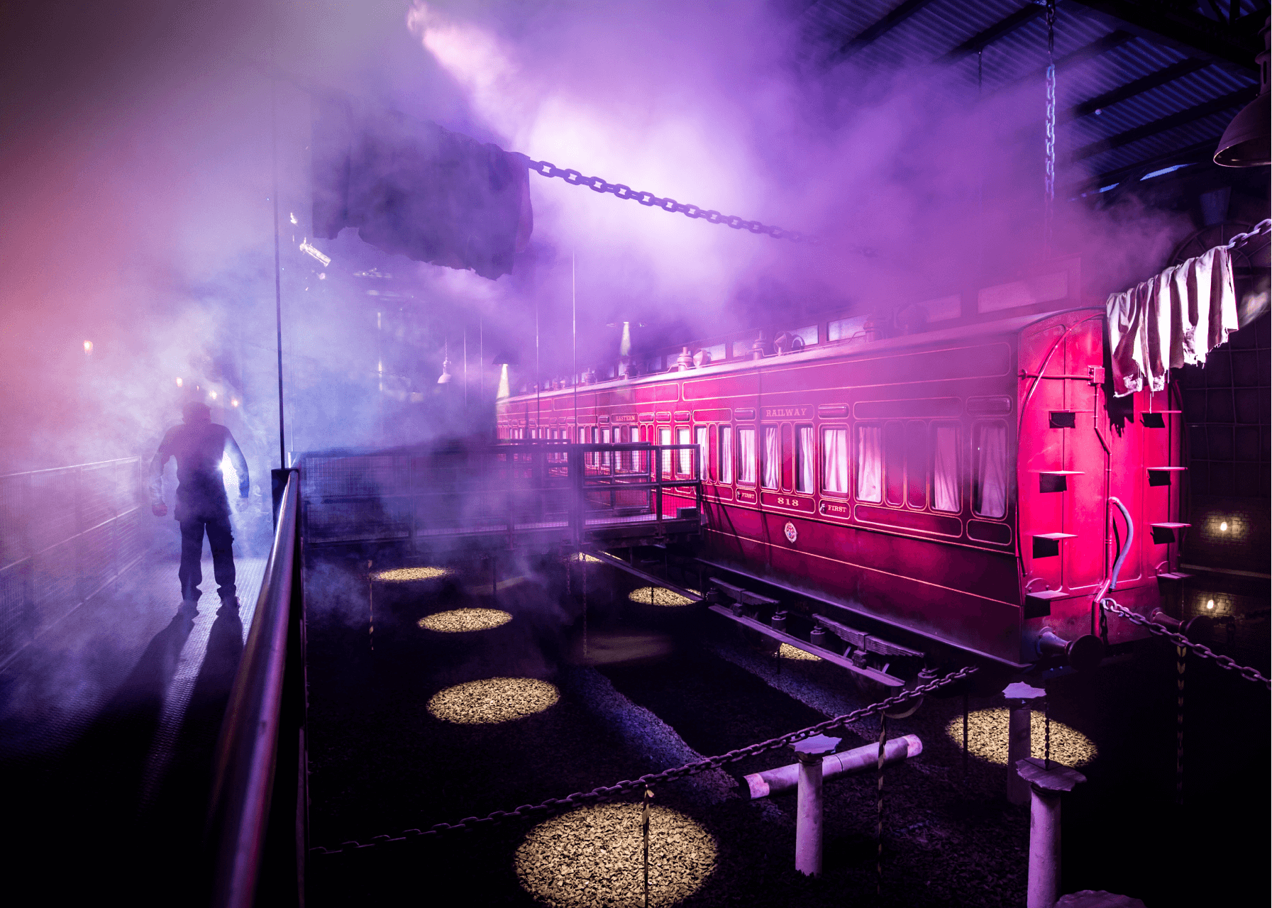 Derren Brown's Ghost Train Hanging Train