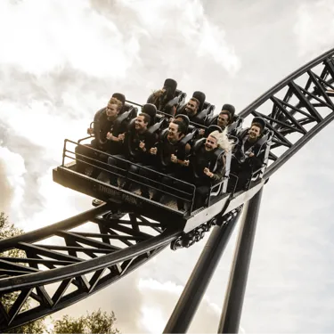 SAW Rollercoaster Closeup Thorpe Park