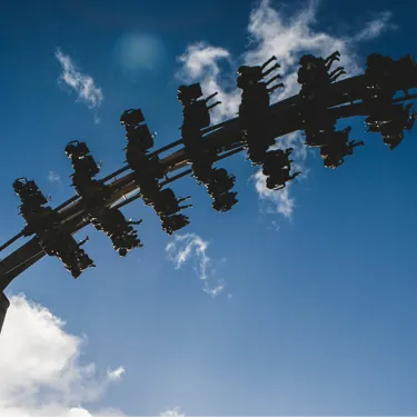 The Swarm Rollercoaster Above