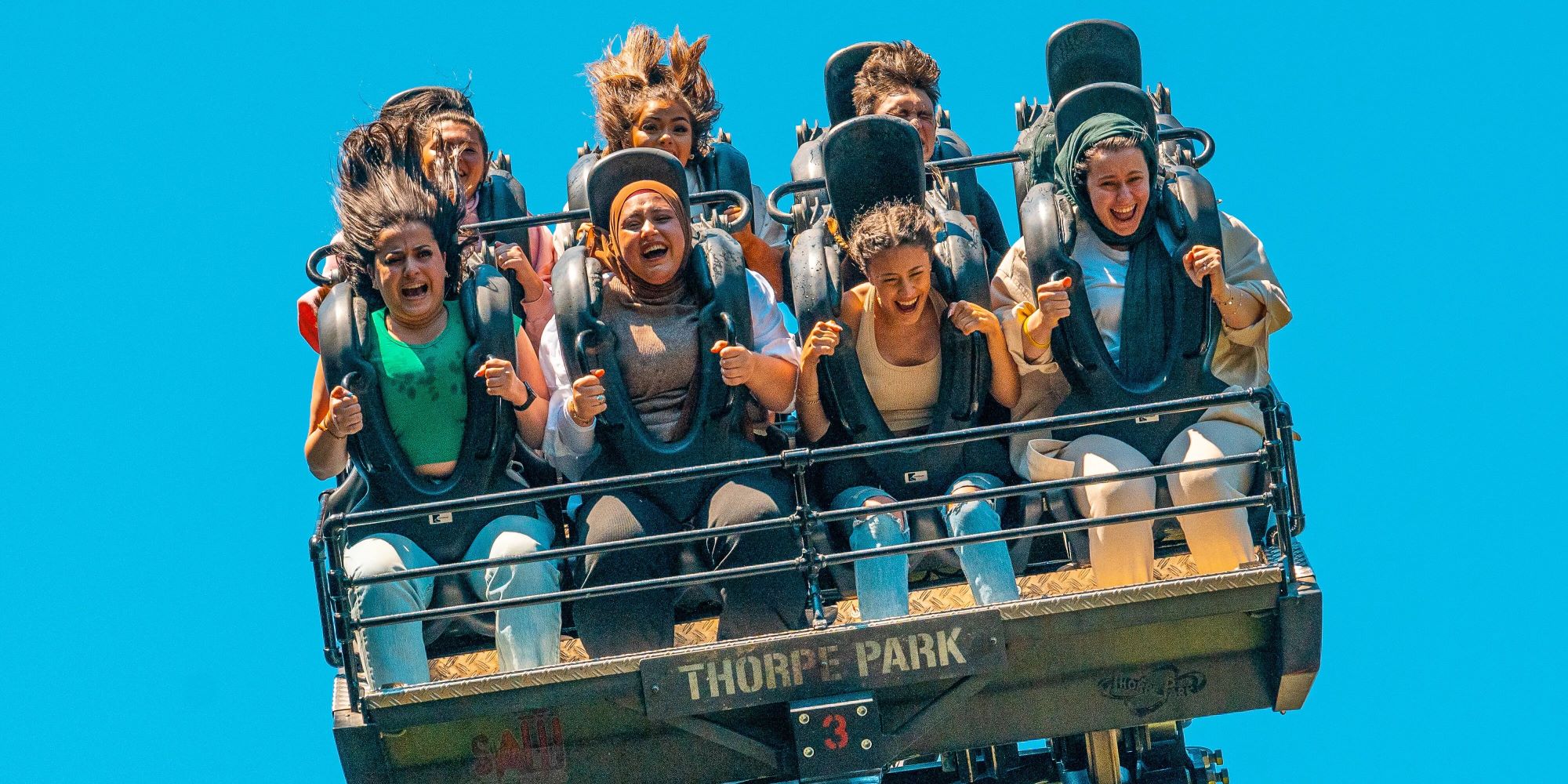 Bums and boobs: When Thorpe Park's Nemesis Inferno got the naked rollercoaster  ride world record - Surrey Live