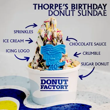 40Th Anniversary Donut