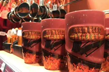 Nemesis Inferno Shop Merchandise Closeup