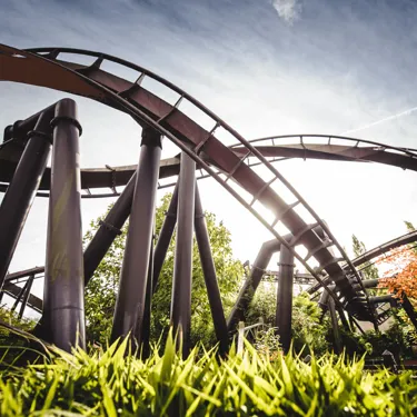 Nemesis Inferno Roller Coaster Track