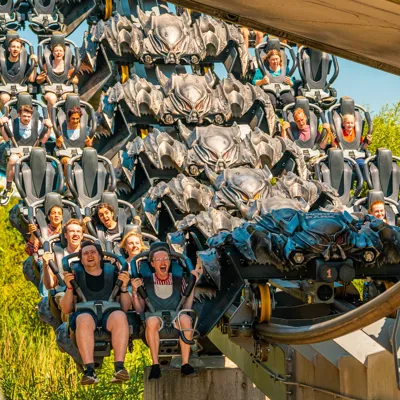 Guests on The Swarm on a sunny day