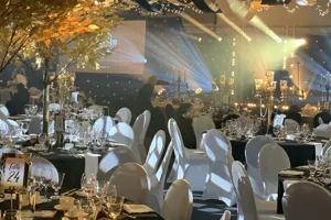 Unique Event Location, Set Up With An Autumn Style Theme