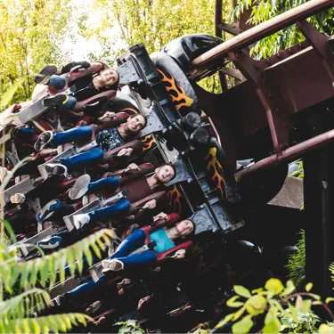 Nemesis Inferno Rollercoaster Closeup Thorpe Park