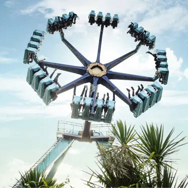 Vortex Spinning Thrill Ride Thorpe Park