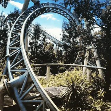 Colossus Rollercoaster Inversion