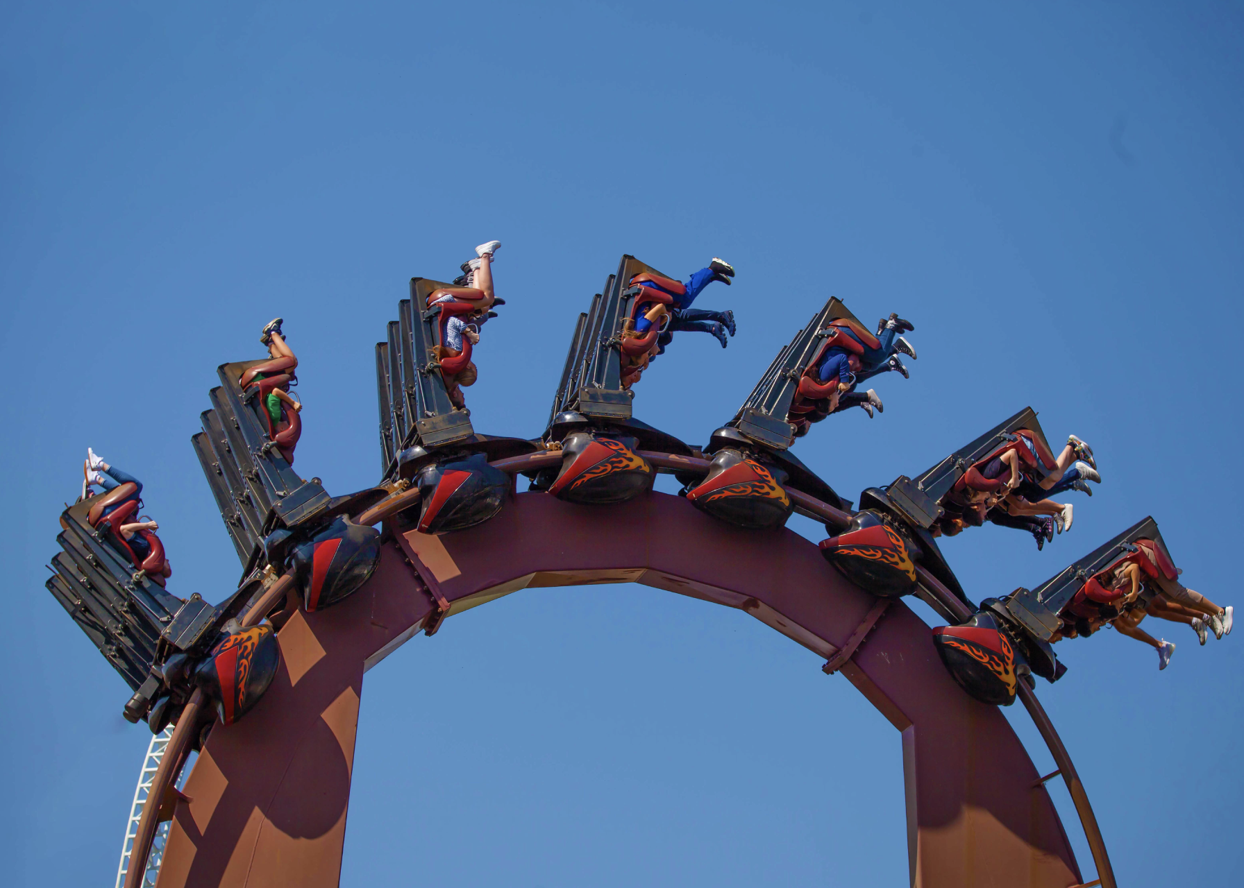 Nemesis Inferno Inverted Rollercoaster Thorpe Park Resort