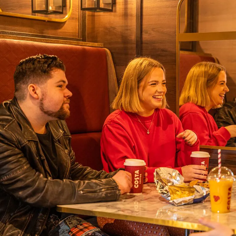 Guests at Last Call Cafe